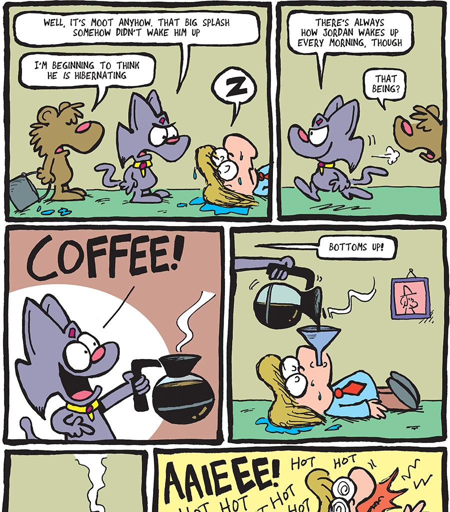 The Fuzzy Princess - Episode 299, Page 1: 2018-08-15-Bottoms Up