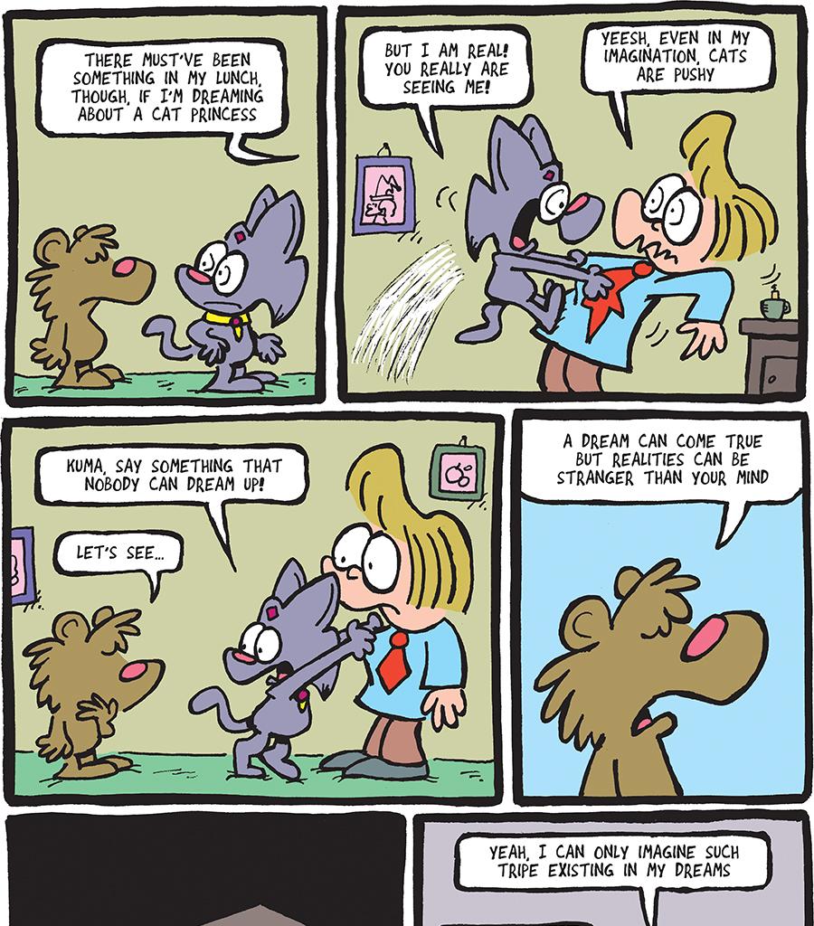 The Fuzzy Princess - Episode 302, Page 1: 2018-08-22-Dreams