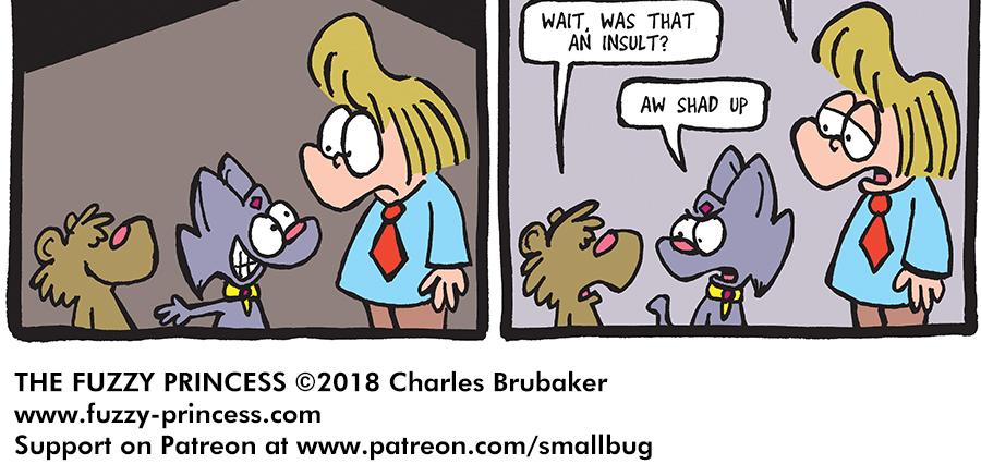 The Fuzzy Princess - Episode 302, Page 1: 2018-08-22-Dreams