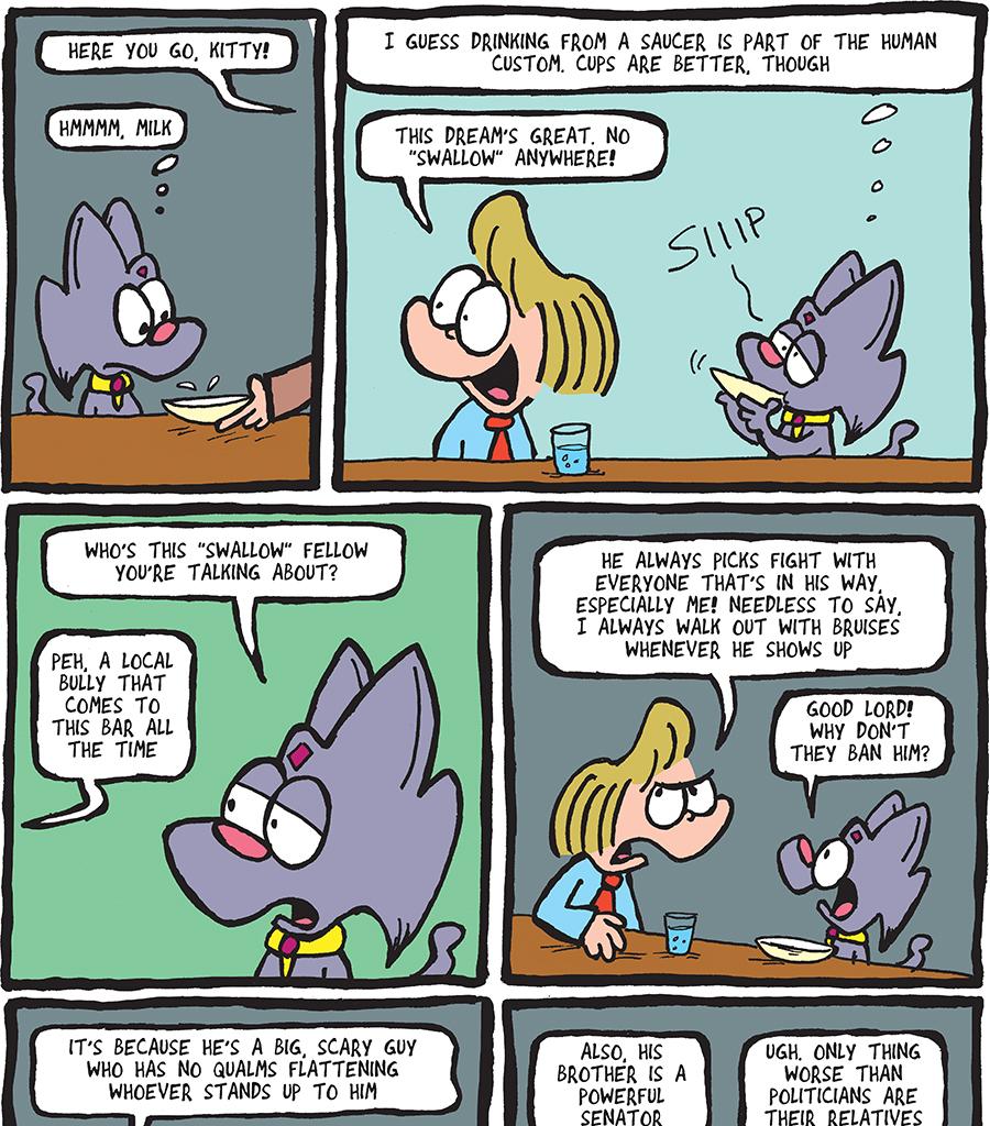 The Fuzzy Princess - Episode 310, Page 1: 2018-09-10-Swallow Your Pride