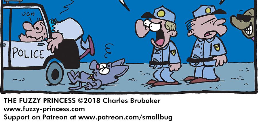 The Fuzzy Princess - Episode 325, Page 1: 2018-10-15-No Funny Business