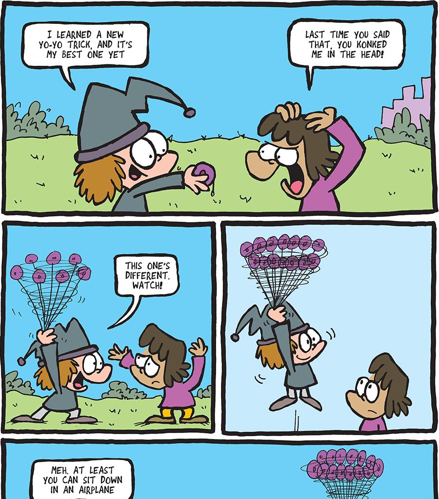 The Fuzzy Princess - Episode 331, Page 1: 2018-10-29-New Trick