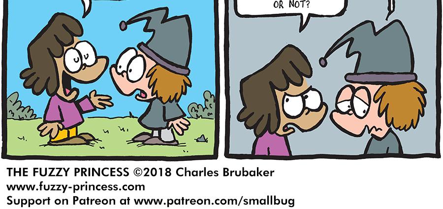 The Fuzzy Princess - Episode 337, Page 1: 2018-11-12-Cookies