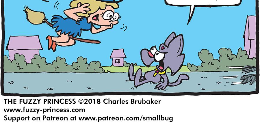 The Fuzzy Princess - Episode 340, Page 1: 2018-11-19-Language Barrier