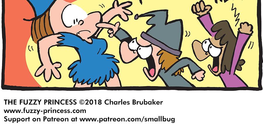 The Fuzzy Princess - Episode 346, Page 1: 2018-12-03-No Meat