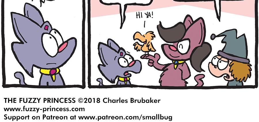 The Fuzzy Princess - Episode 352, Page 1: 2018-12-17-Mommy Dearest