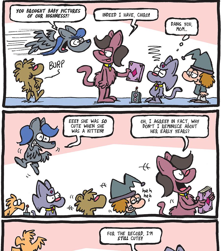 The Fuzzy Princess - Episode 355, Page 1: 2018-12-24-Cuteness