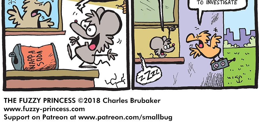 The Fuzzy Princess - Episode 356, Page 1: 2018-12-26-Sleepy Whale