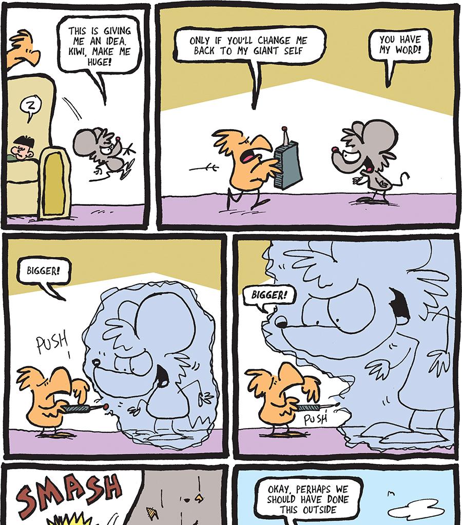 The Fuzzy Princess - Episode 359, Page 1: 2019-01-02-King Size Trouble