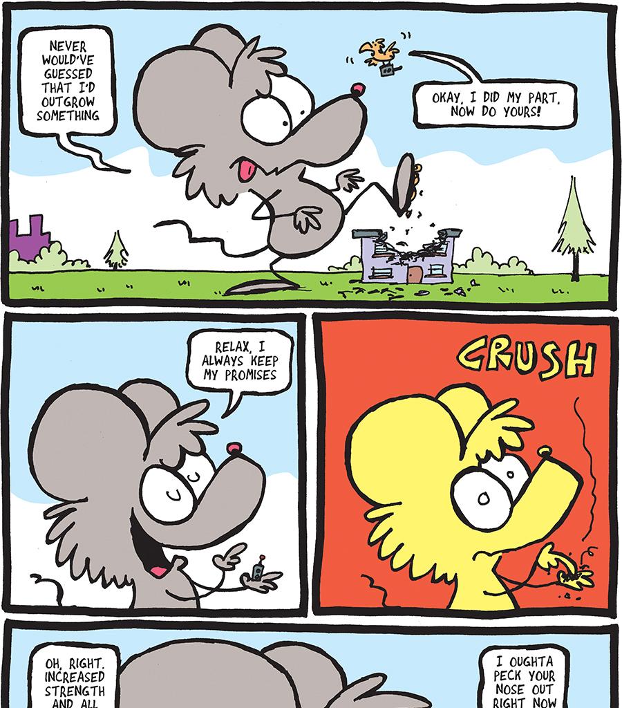 The Fuzzy Princess - Episode 360, Page 1: 2019-01-04-Outgrown
