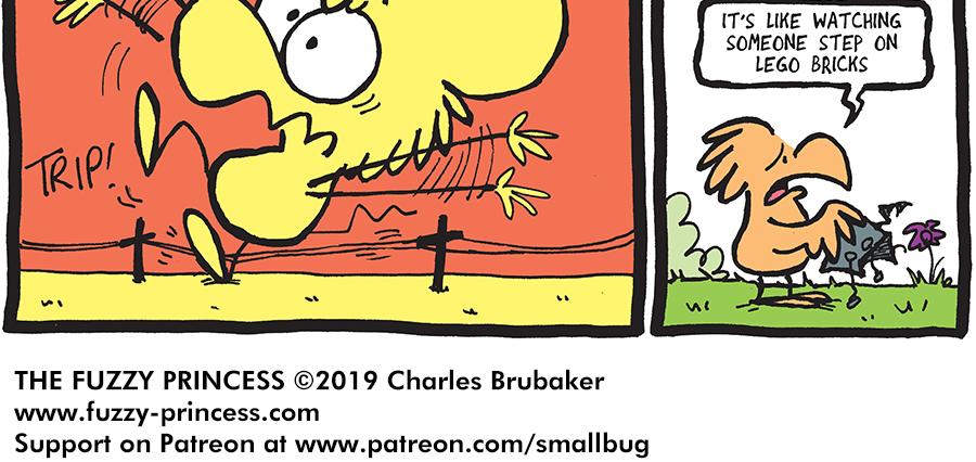 The Fuzzy Princess - Episode 361, Page 1: 2019-01-07-Big Trouble