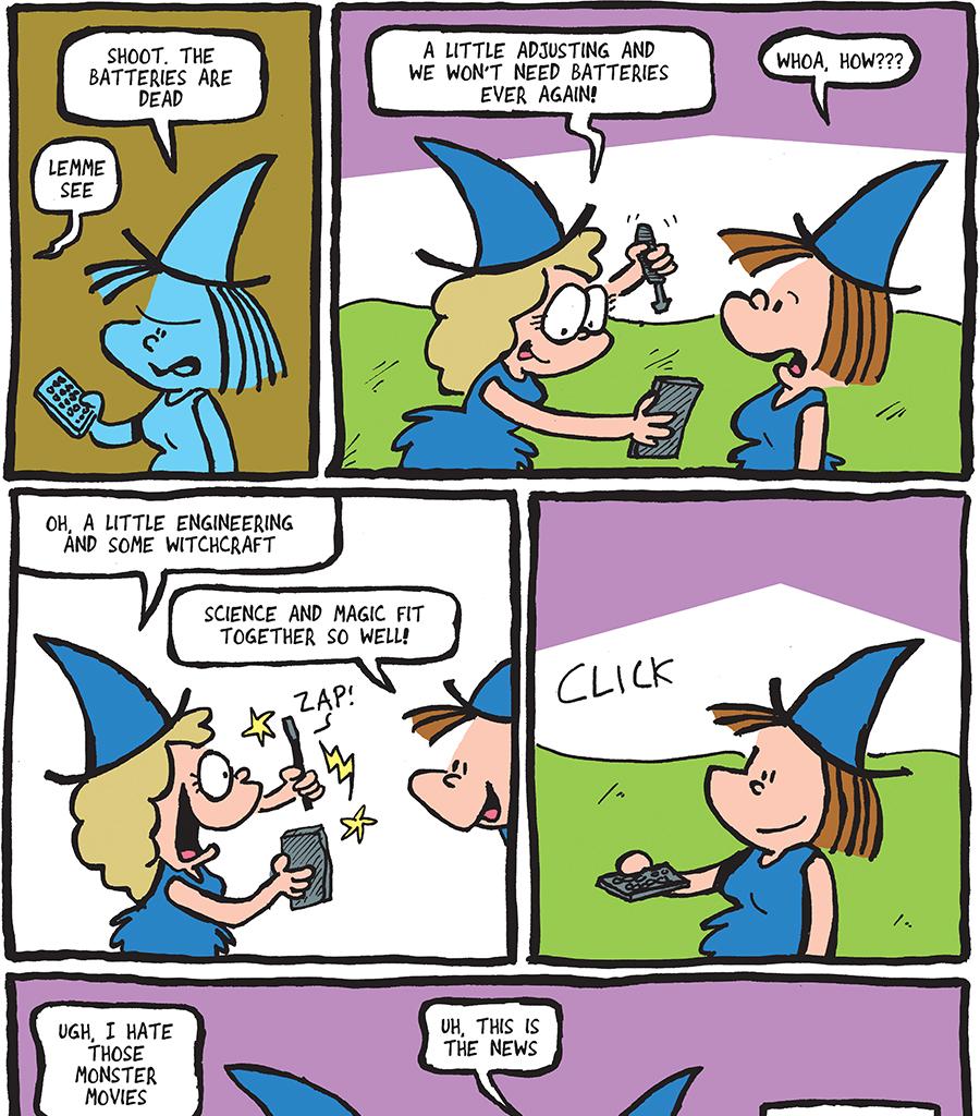 The Fuzzy Princess - Episode 367, Page 1: 2019-01-21-Science and Magic