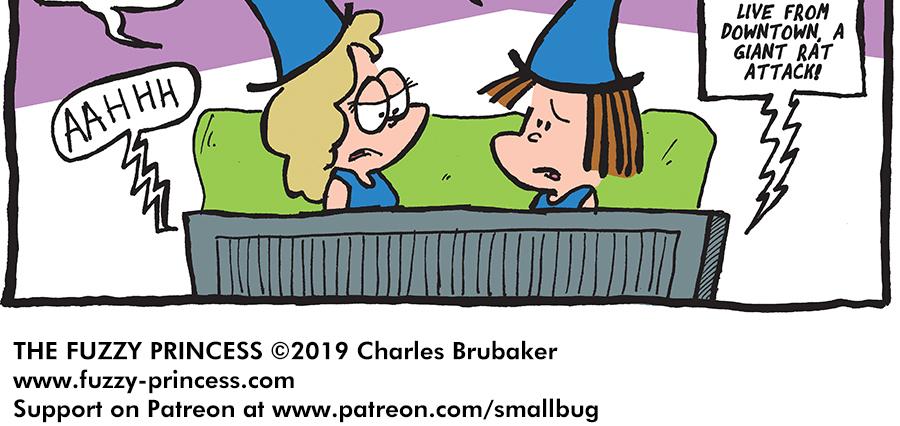 The Fuzzy Princess - Episode 367, Page 1: 2019-01-21-Science and Magic