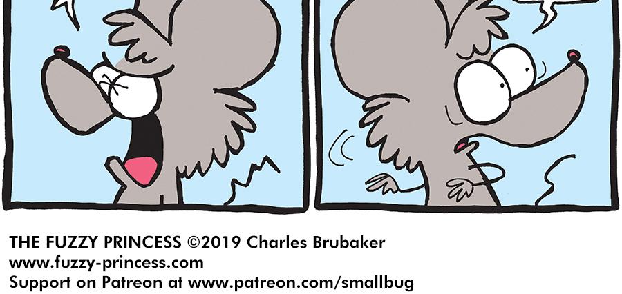 The Fuzzy Princess - Episode 370, Page 1: 2019-01-28-Big Trouble