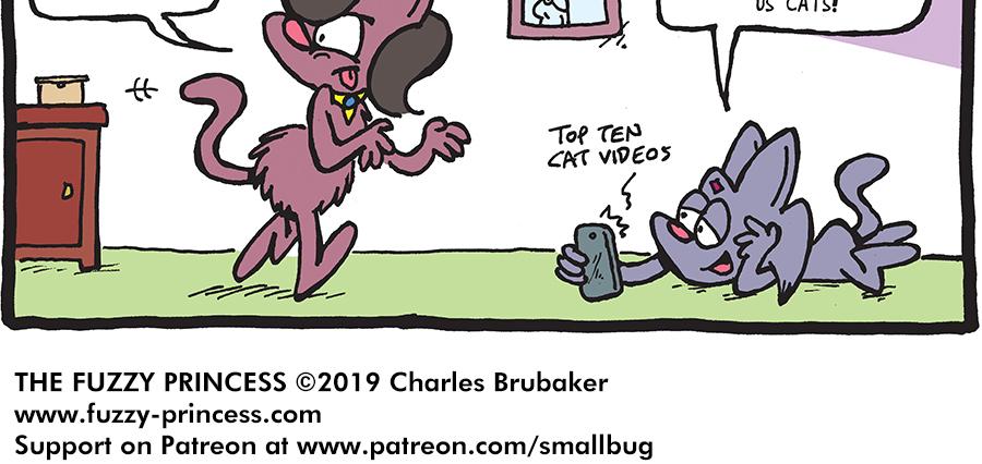 The Fuzzy Princess - Episode 380, Page 1: 2019-02-20-Married to a King