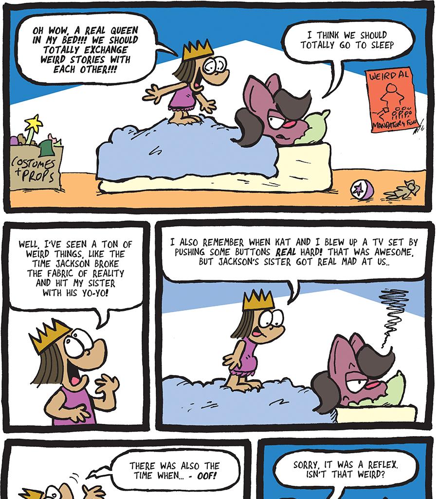 The Fuzzy Princess - Episode 385, Page 1: 2019-03-04-Let-Me-Sleep-Child