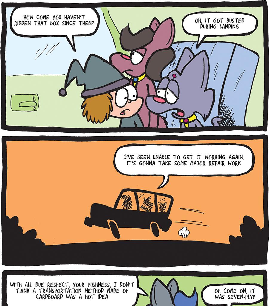 The Fuzzy Princess - Episode 391, Page 1: 2019-03-18-Better-Way-To-Fly