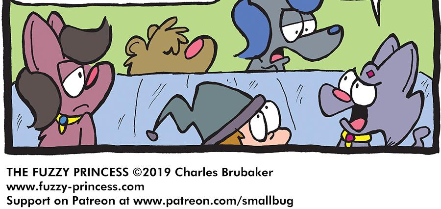 The Fuzzy Princess - Episode 391, Page 1: 2019-03-18-Better-Way-To-Fly