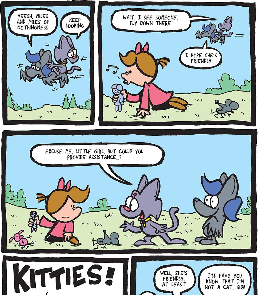 The Fuzzy Princess - Episode 399, Page 1: 2019-04-05-Miles-of-Nothingness
