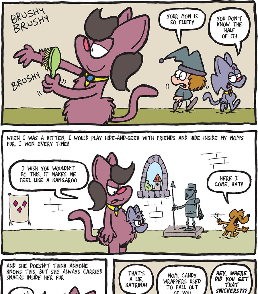 The Fuzzy Princess - Episode 405, Page 1: 2019-04-19-Fluffy-Queen