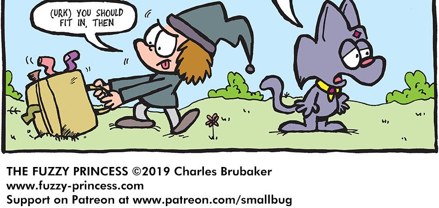 The Fuzzy Princess - Episode 409, Page 1: 2019-04-29-Happy-Reunion