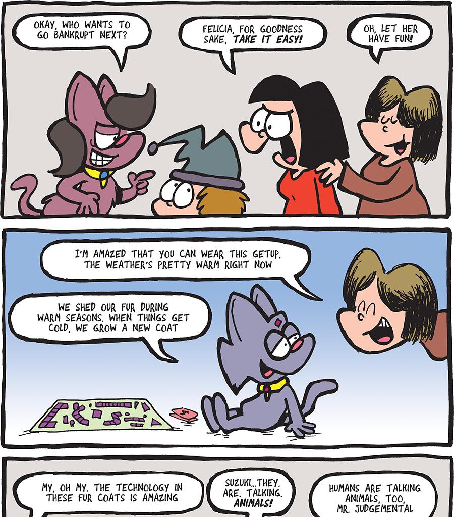 The Fuzzy Princess - Episode 411, Page 1: 2019-05-03-New-Set-of-Coat