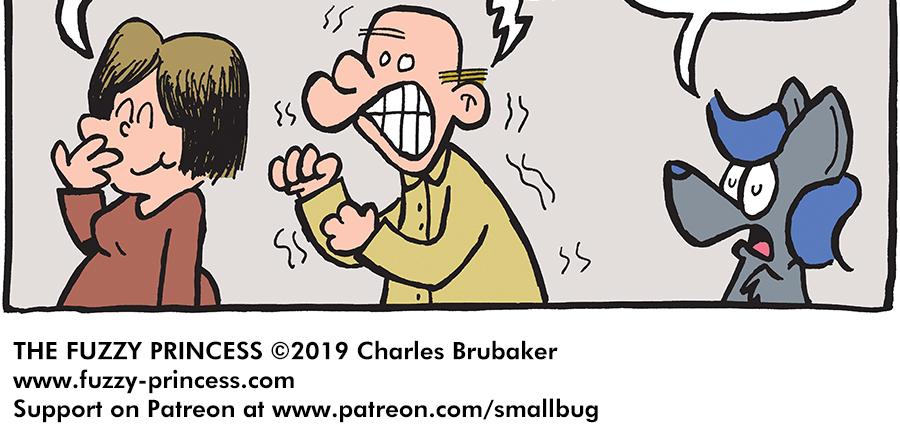 The Fuzzy Princess - Episode 411, Page 1: 2019-05-03-New-Set-of-Coat