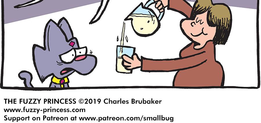 The Fuzzy Princess - Episode 413, Page 1: 2019-05-08-Diplomatic-Princess