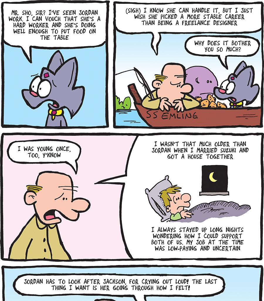 The Fuzzy Princess - Episode 424, Page 1: 2019-06-03-Hard-Work