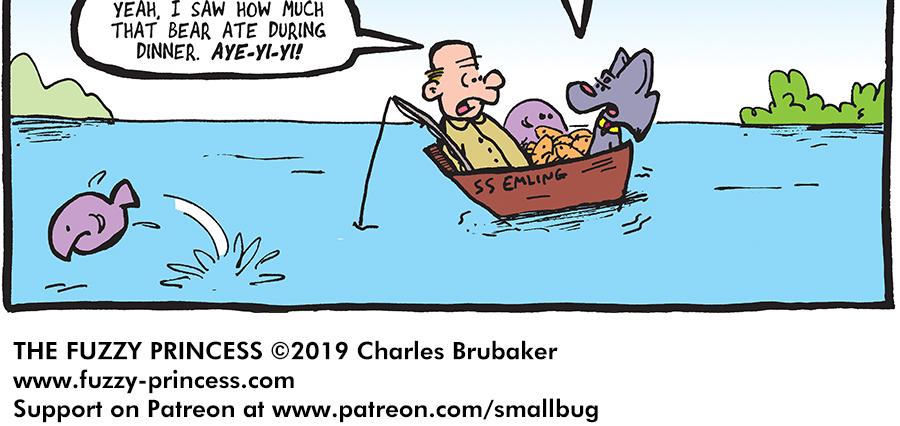 The Fuzzy Princess - Episode 425, Page 1: 2019-06-05-A-Word-From-The-Princess