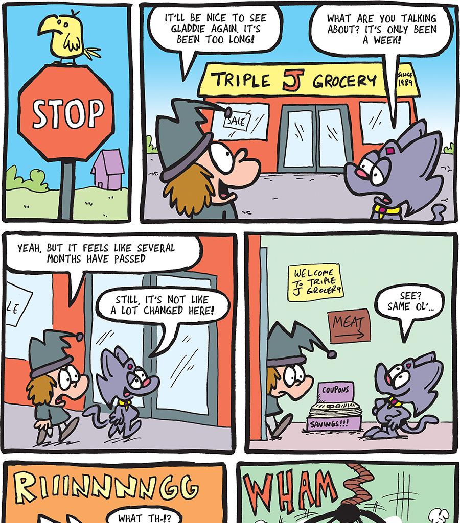 The Fuzzy Princess - Episode 434, Page 1: 2019-06-26-Back Home