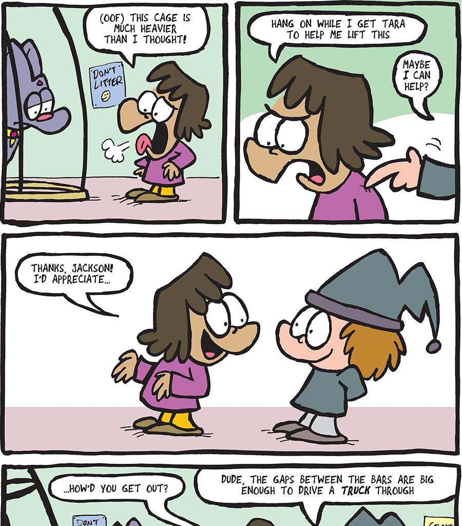 The Fuzzy Princess - Episode 436, Page 1: 2019-07-01-Gap in Logic