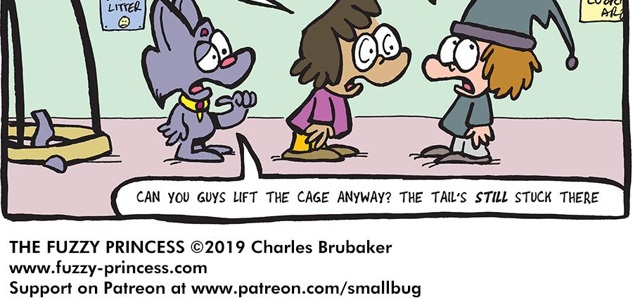 The Fuzzy Princess - Episode 436, Page 1: 2019-07-01-Gap in Logic