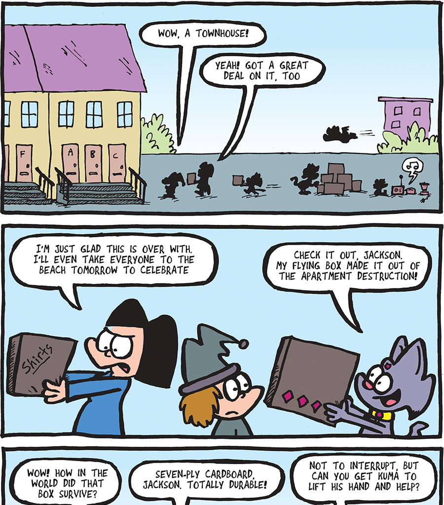 The Fuzzy Princess - Episode 451, Page 1: 2019-08-05-New Place