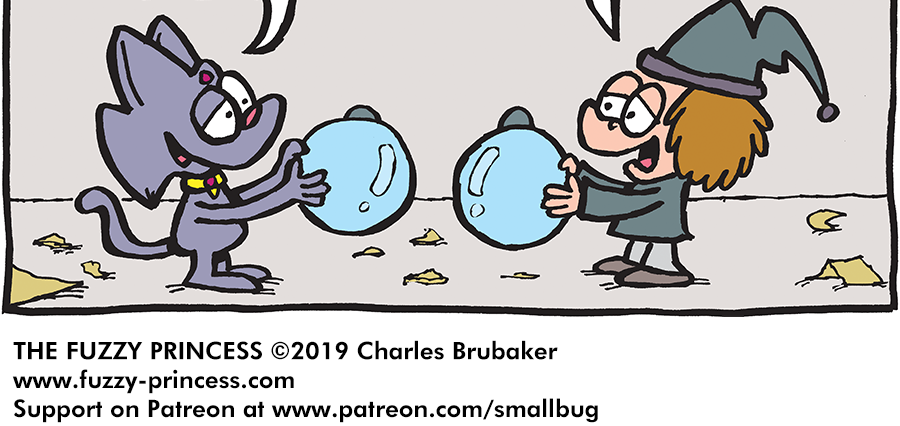 The Fuzzy Princess - Episode 454, Page 1: 2019-08-12-Space Kat