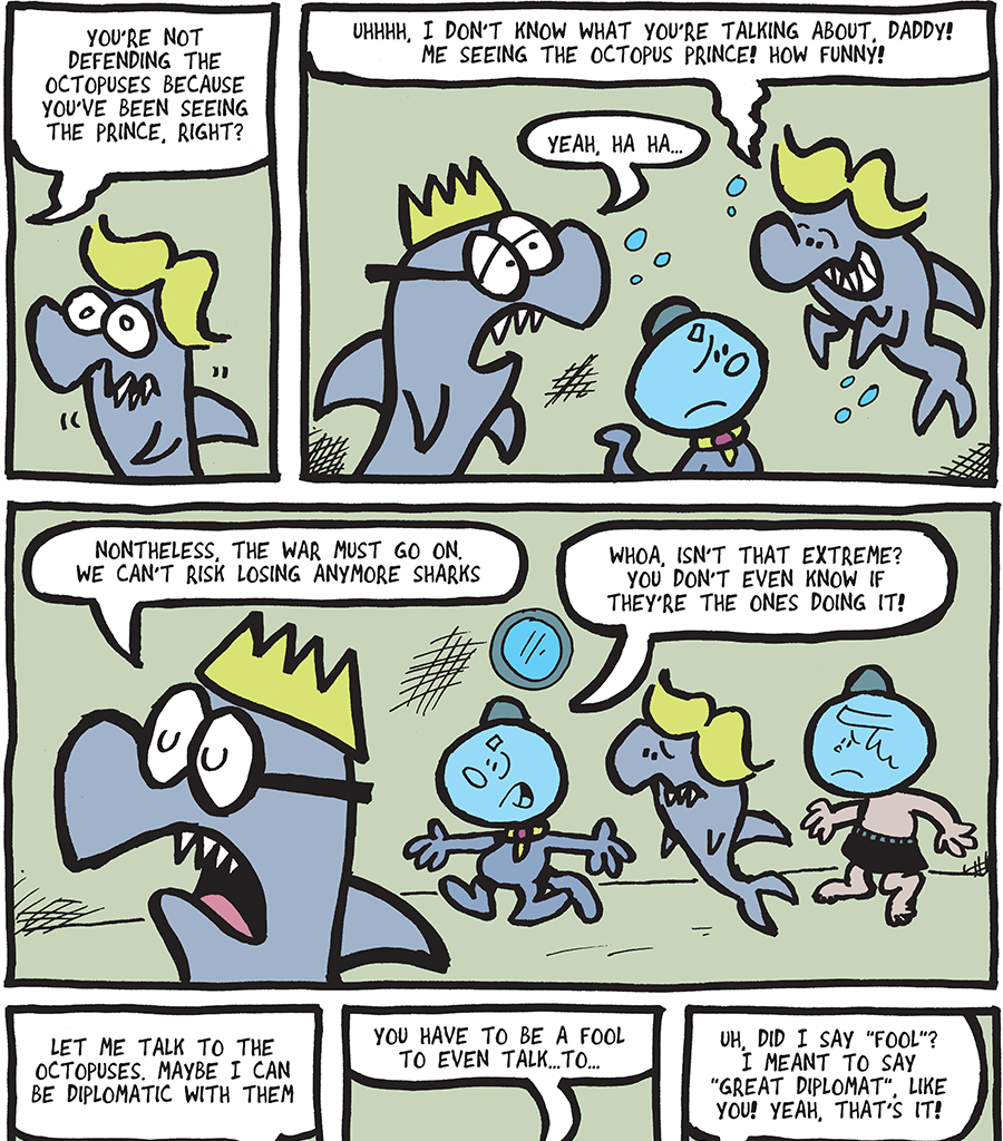 The Fuzzy Princess - Episode 465, Page 1: 2019-09-06-Sea Diplomacy