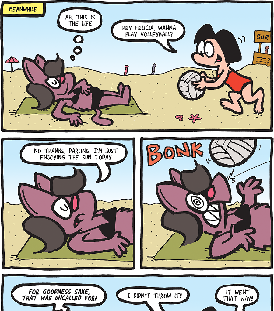 The Fuzzy Princess - Episode 466, Page 1: 2019-09-09-Felicia's Sunny Days