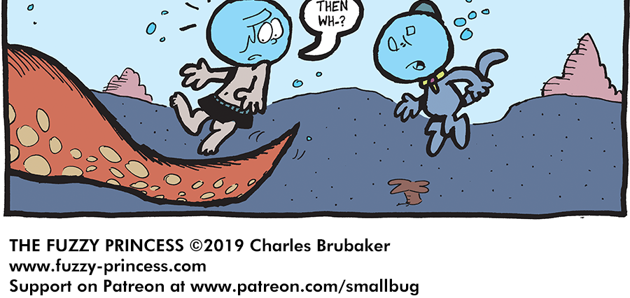 The Fuzzy Princess - Episode 470, Page 1: 2019-09-18-Ominous