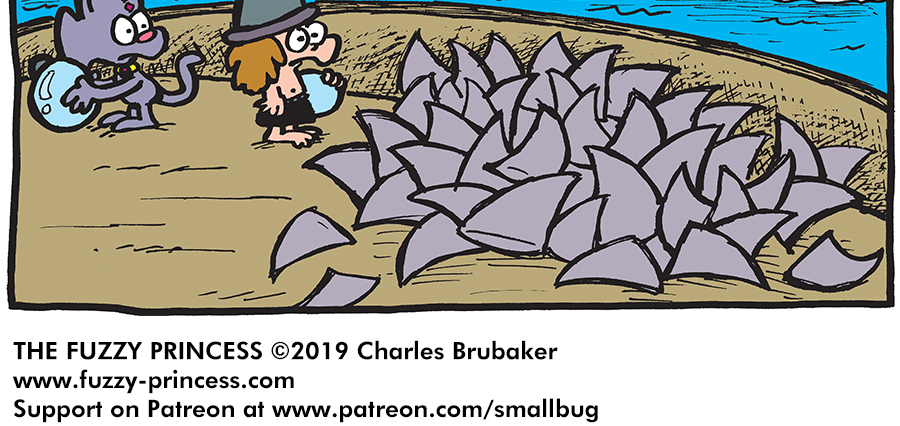 The Fuzzy Princess - Episode 480, Page 1: 2019-10-11-A Tragic Sight