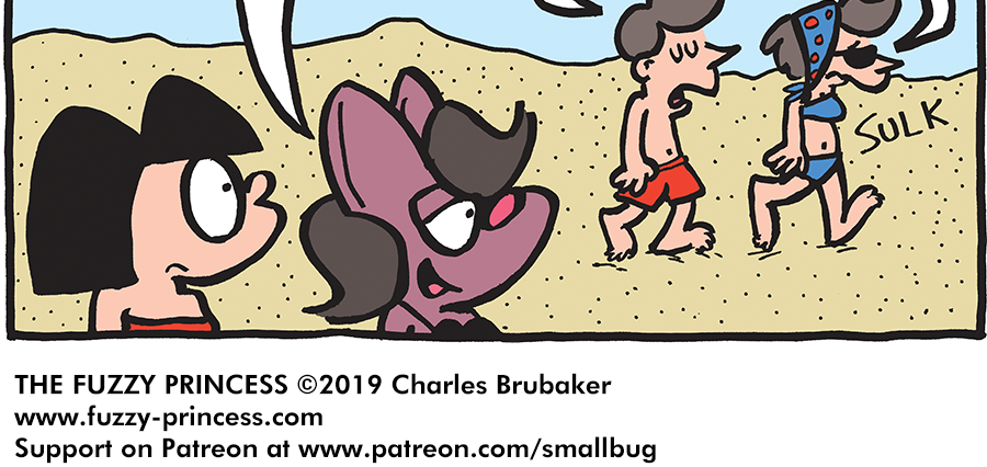The Fuzzy Princess - Episode 493, Page 1: 2019-11-11-Draw