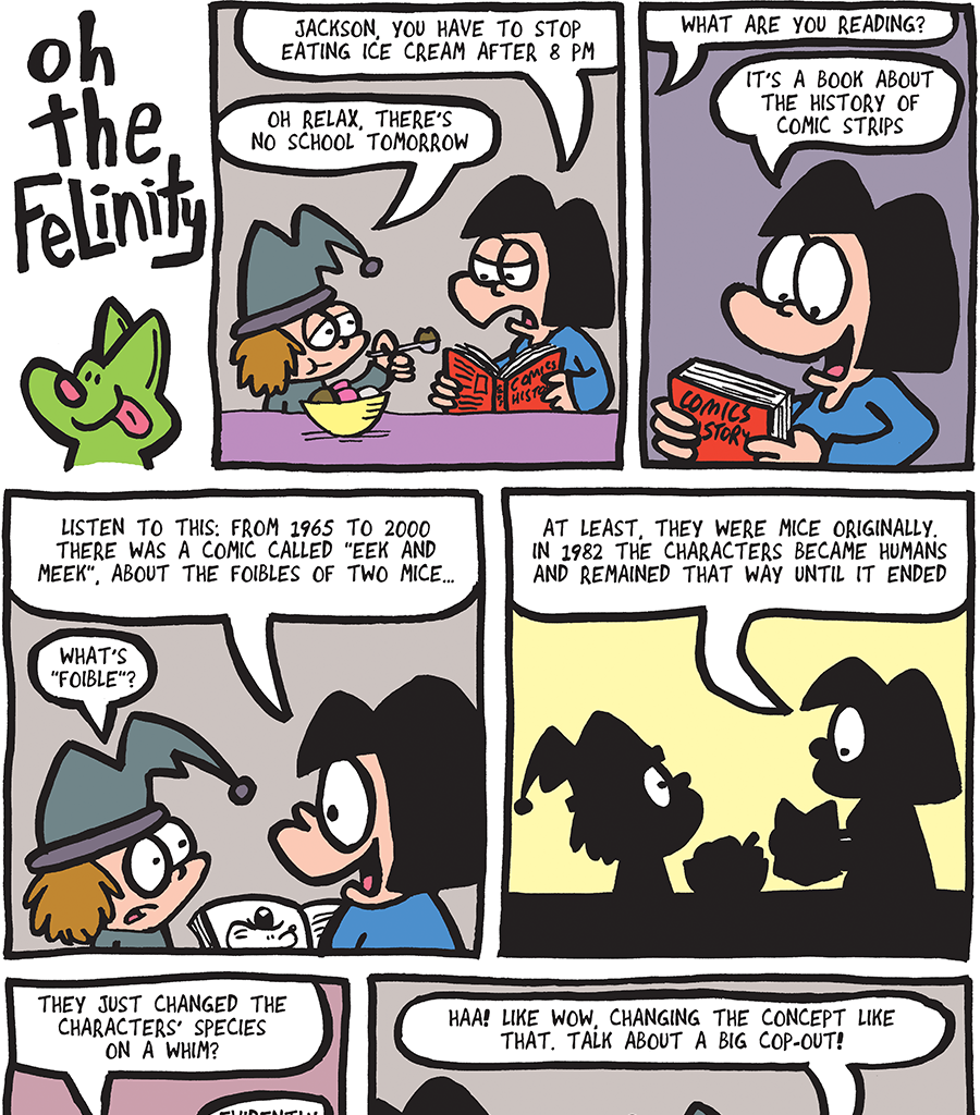 The Fuzzy Princess - Episode 495, Page 1: 2019-11-15-Remember Eek and Meek