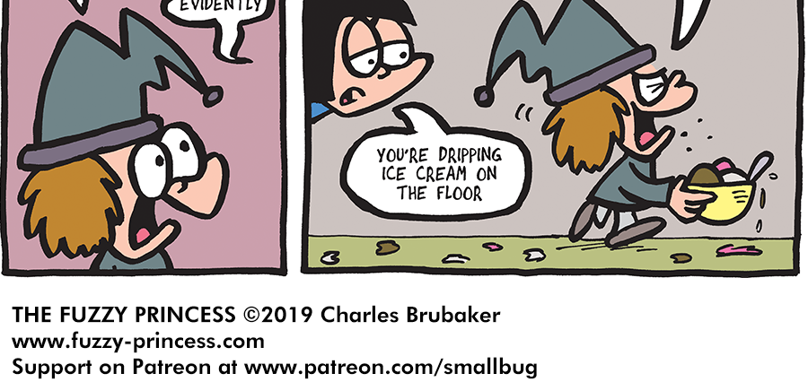 The Fuzzy Princess - Episode 495, Page 1: 2019-11-15-Remember Eek and Meek