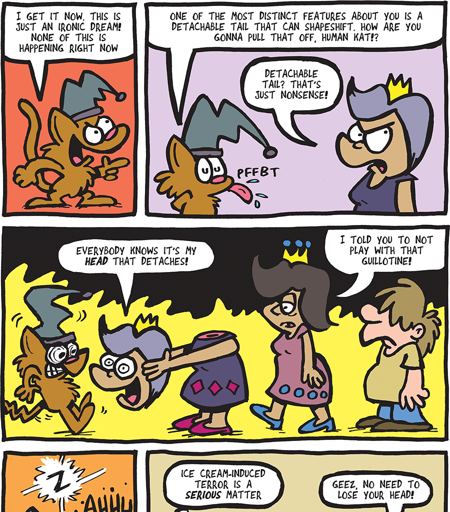The Fuzzy Princess - Episode 498, Page 1: 2019-11-22-Ice Cream Terror