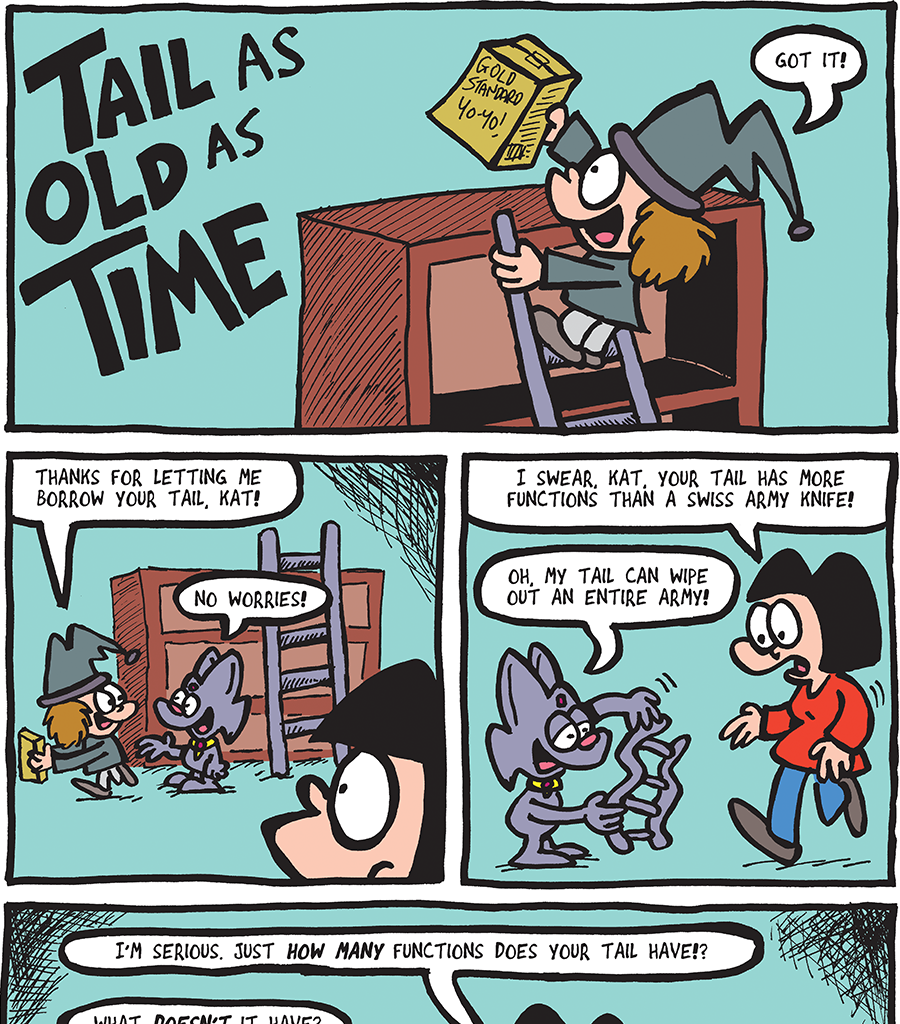 The Fuzzy Princess - Episode 499, Page 1: 2019-11-25-Tail of a Lifetime