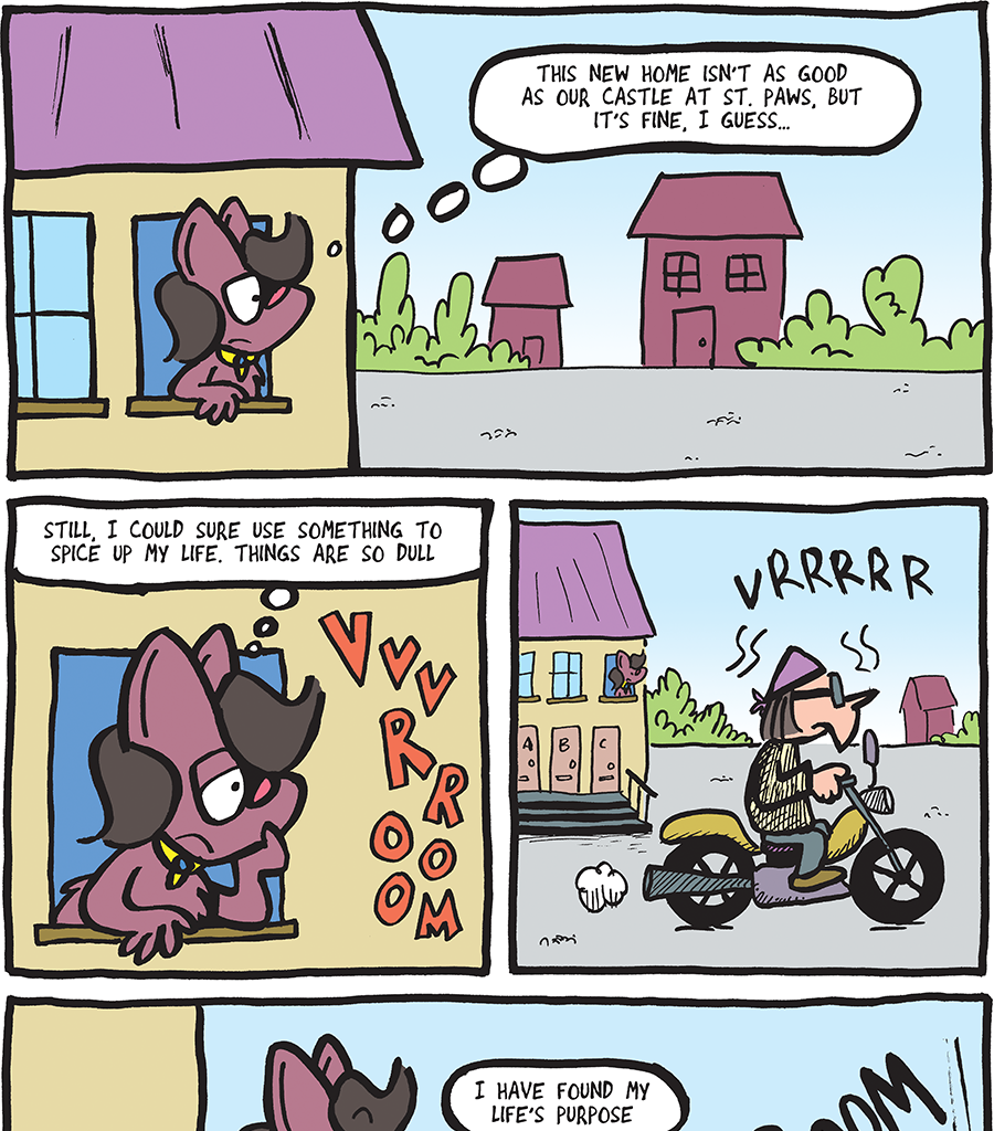 The Fuzzy Princess - Episode 505, Page 1: 2019-12-09-Vroom