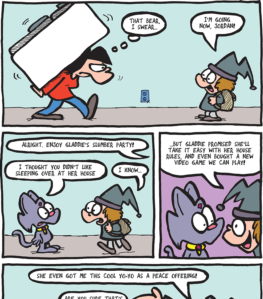 The Fuzzy Princess - Episode 507, Page 1: 2019-12-13-Slumber Party