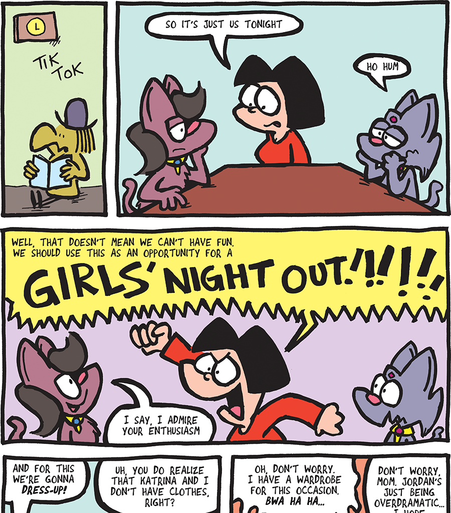 The Fuzzy Princess - Episode 508, Page 1: 2019-12-16-Girls Night Out