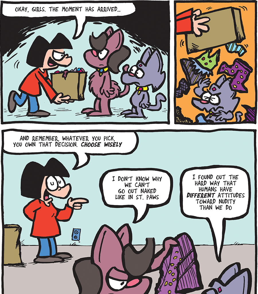 The Fuzzy Princess - Episode 509, Page 1: 2019-12-18-Choose Wisely