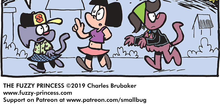 The Fuzzy Princess - Episode 512, Page 1: 2019-12-25-Hot and Ready