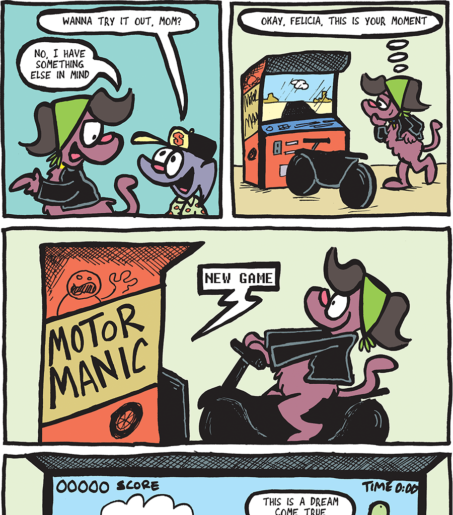 The Fuzzy Princess - Episode 518, Page 1: 2020-01-08-Motor Manic